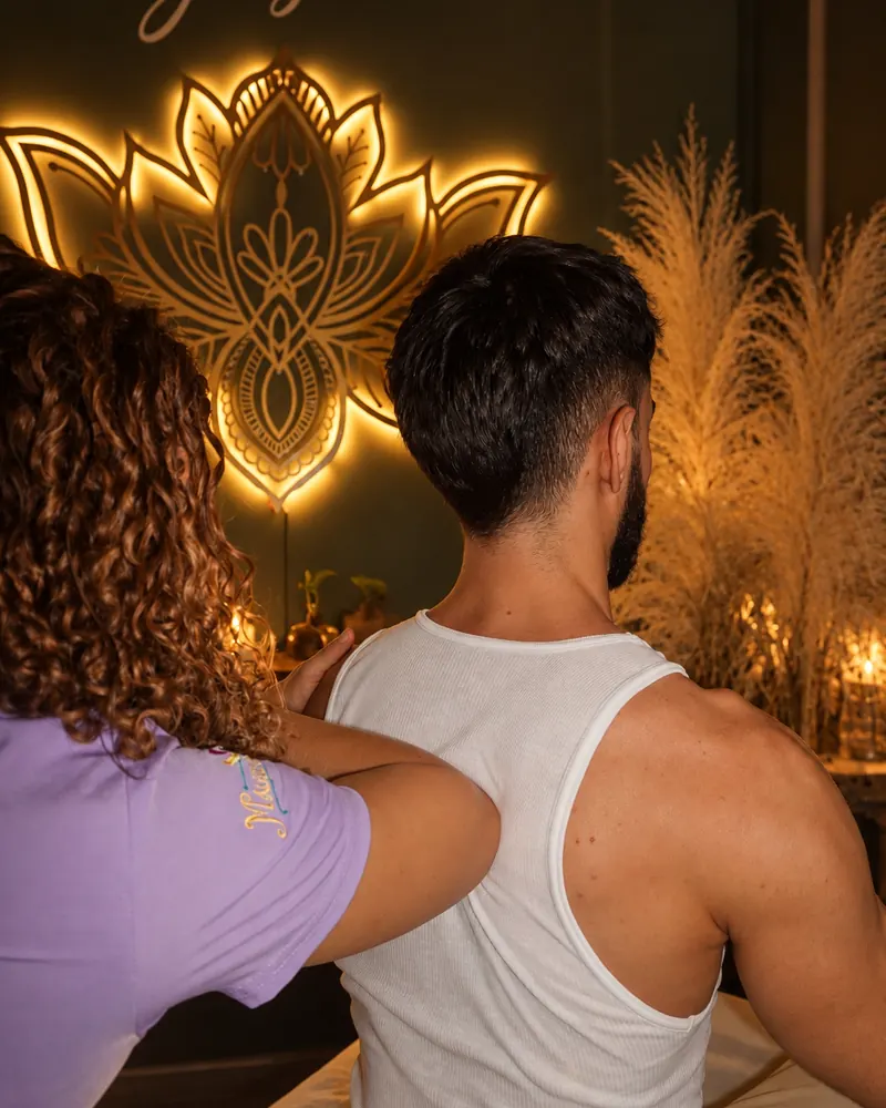 Yasha Massage in the lotus room at Magic Hands